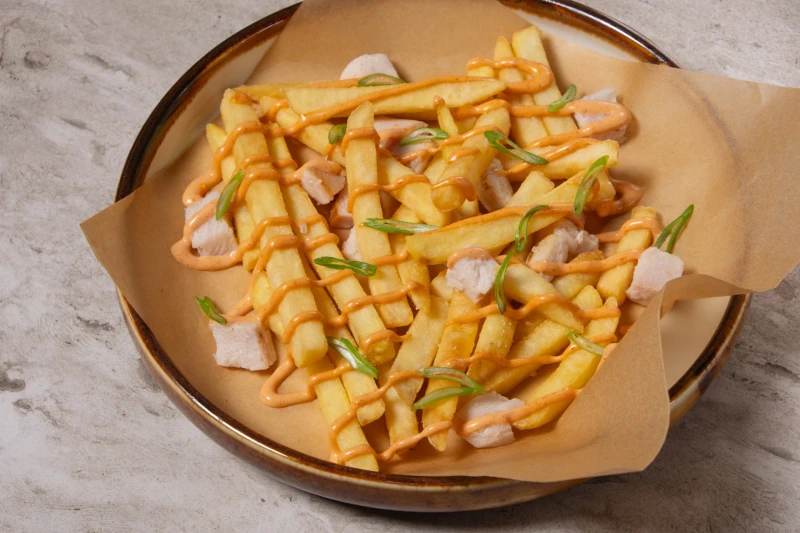 Картофель Путин с курицей