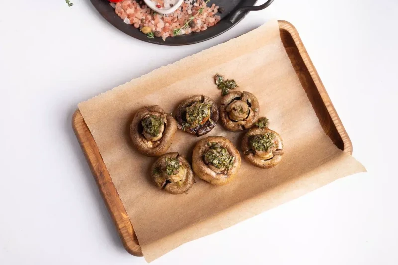 Шампиньоны гриль