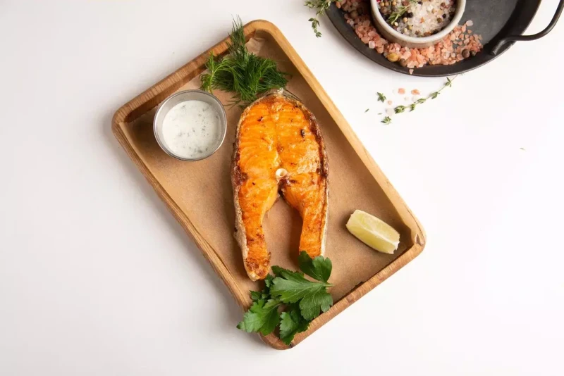 Форель на углях