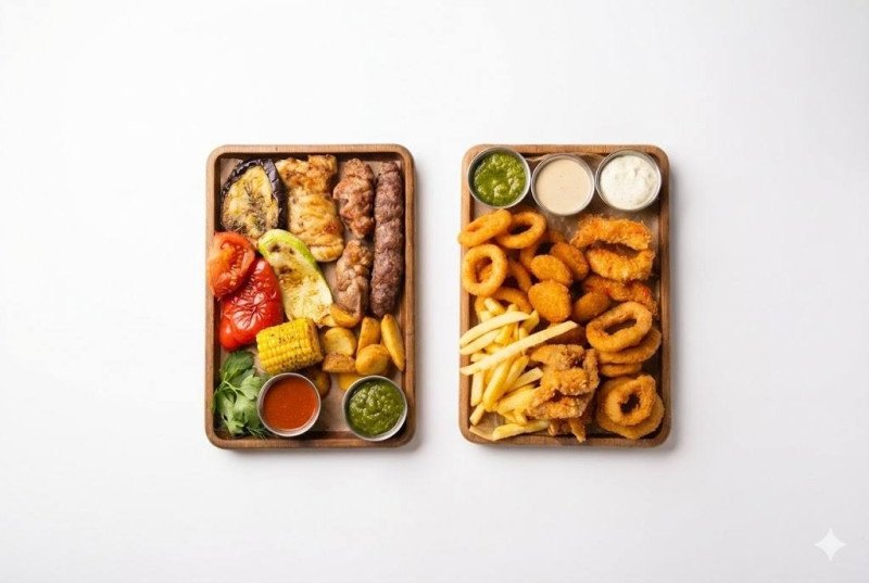 Комбо №1 Ассорти мяса на углях и горячие закуски