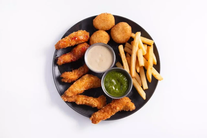 Тарелка горячих закусок