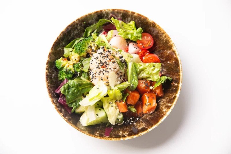 Поке с лососем