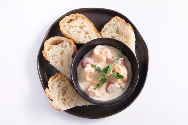 Креветки в соусе "Бер-блан"