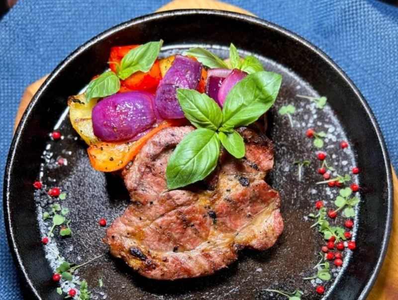 Свиная шейка | Кисло-сладкий перец