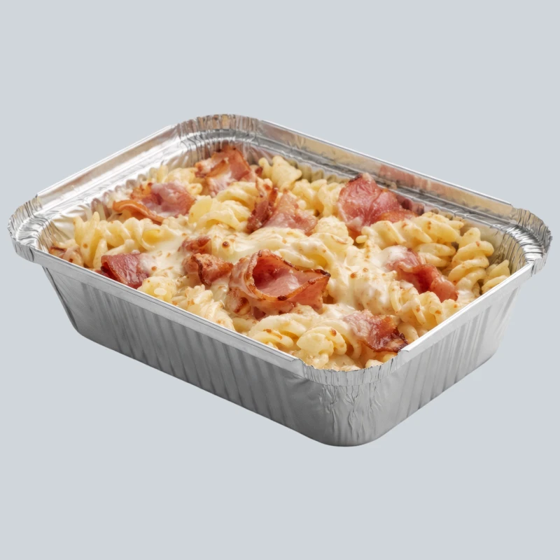 Спиральки Карбонара из печи