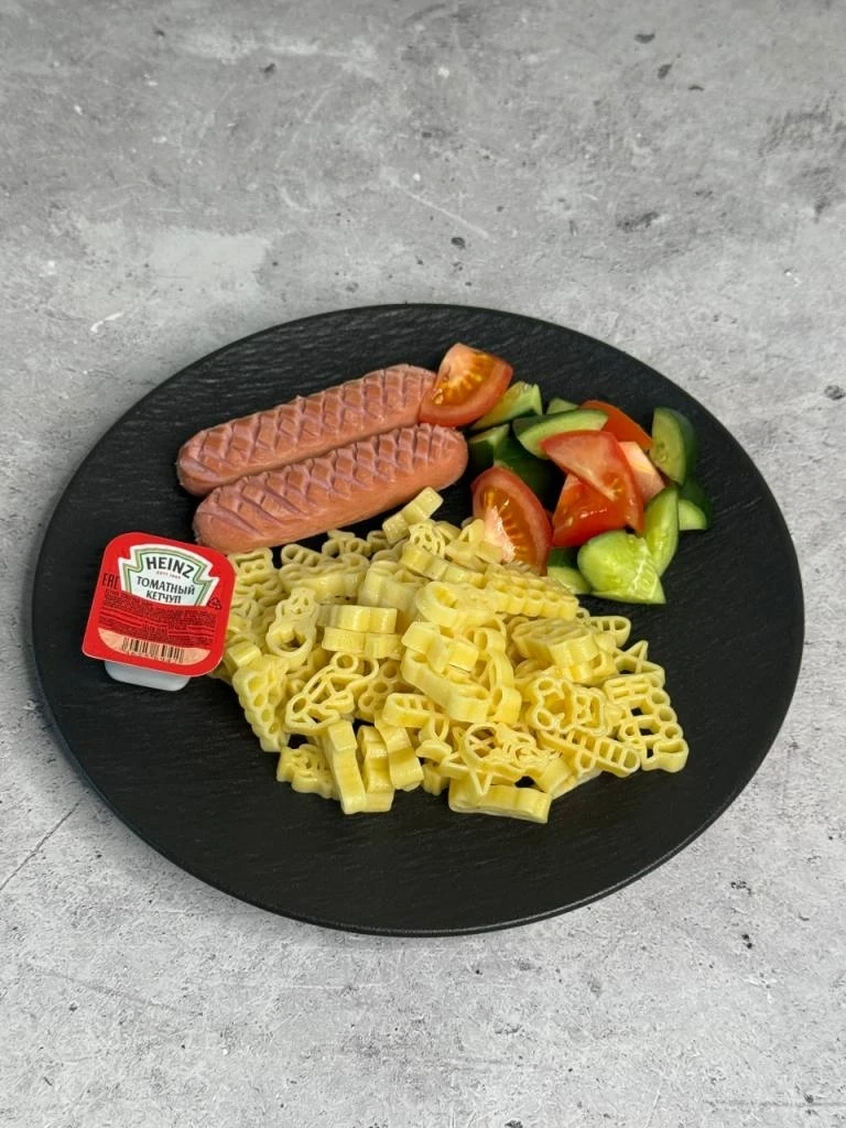 Детский бенто с макаронами