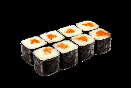 Ролл с коп.  лососем