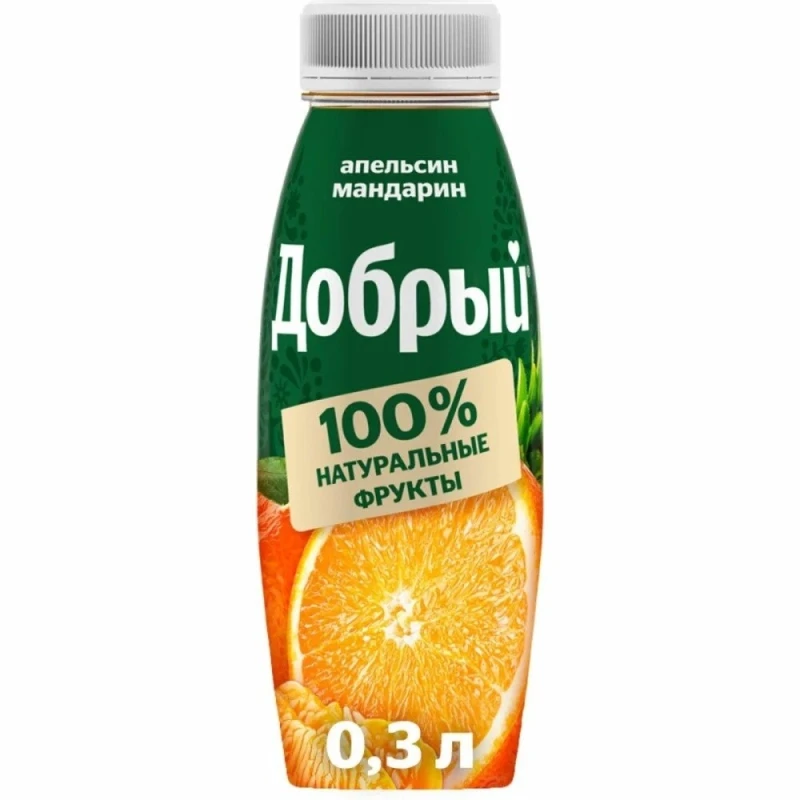 Сок Добрый Апельсин Мандарин 0.3