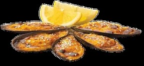 Запеченные мидии