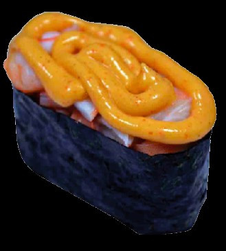 Острые суши с креветкой