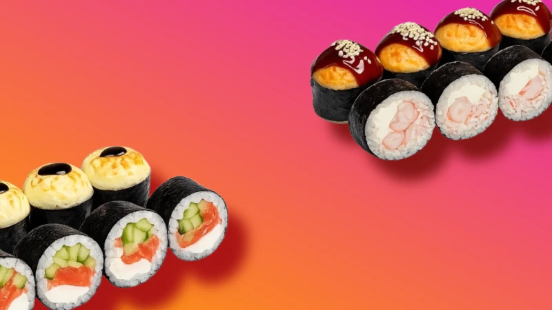 запечённые роллы