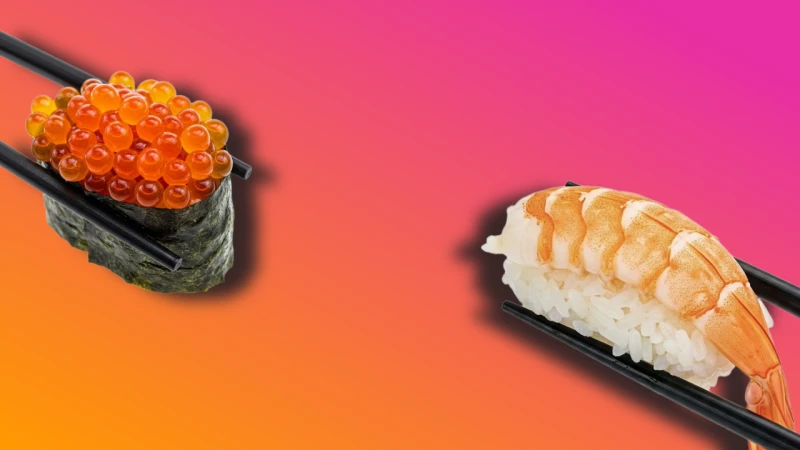 гунканы и суши