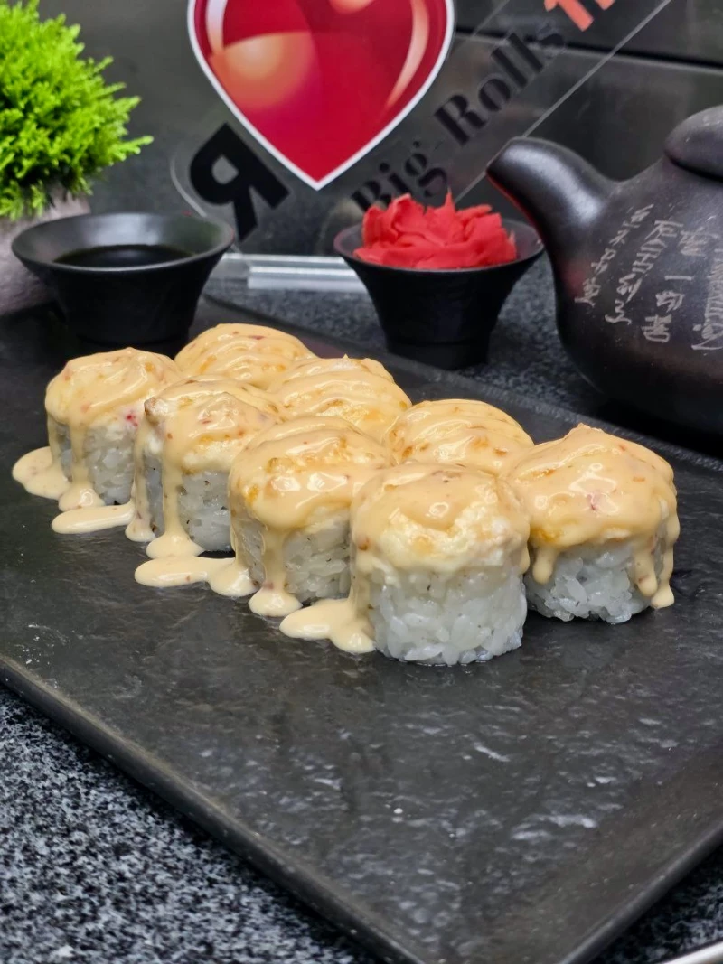 Мини ролл нежная креветка с крабом