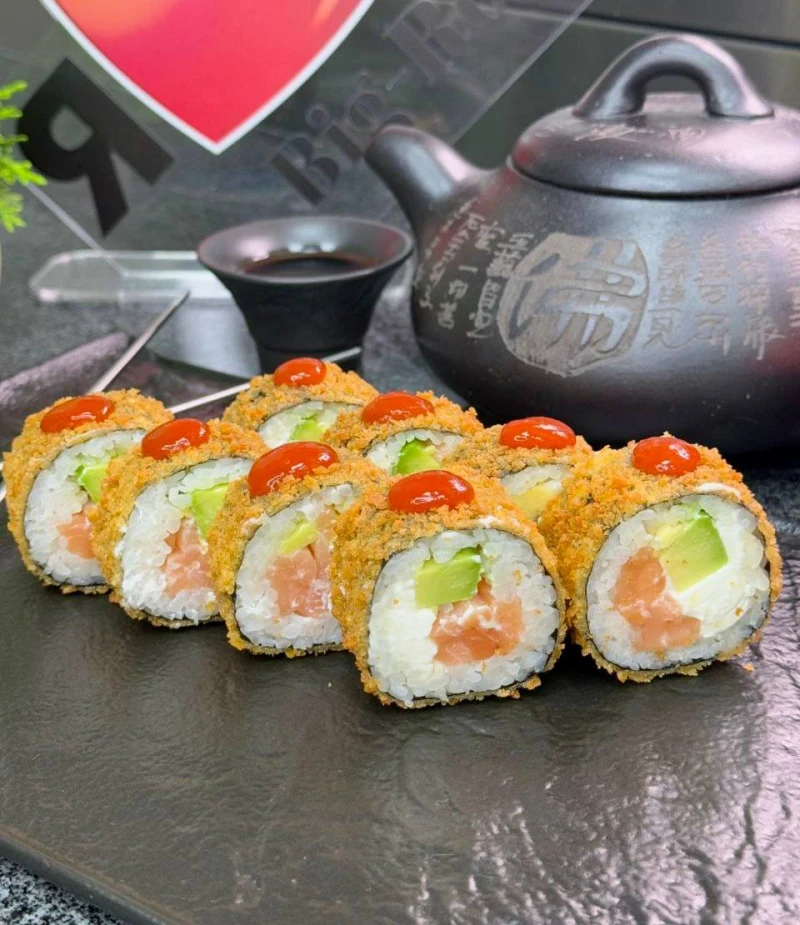 Горячий с лососем