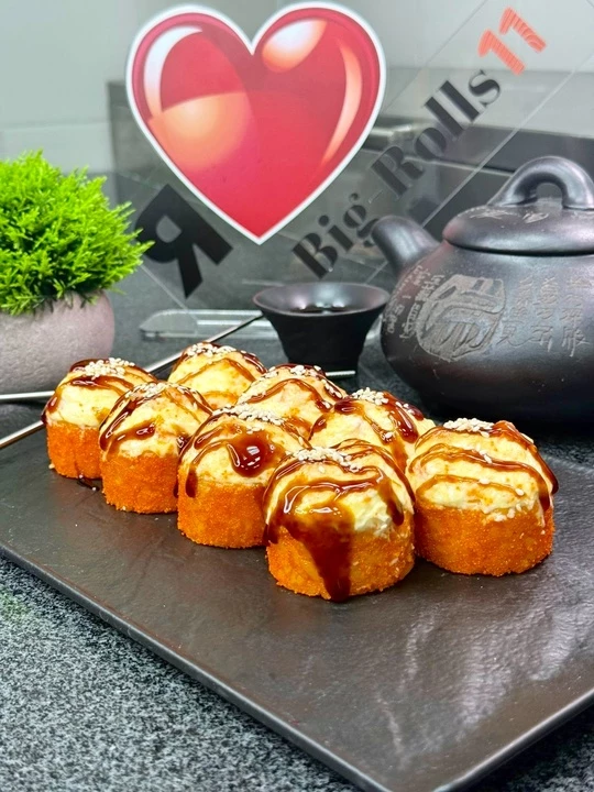 Гребешок с лососем