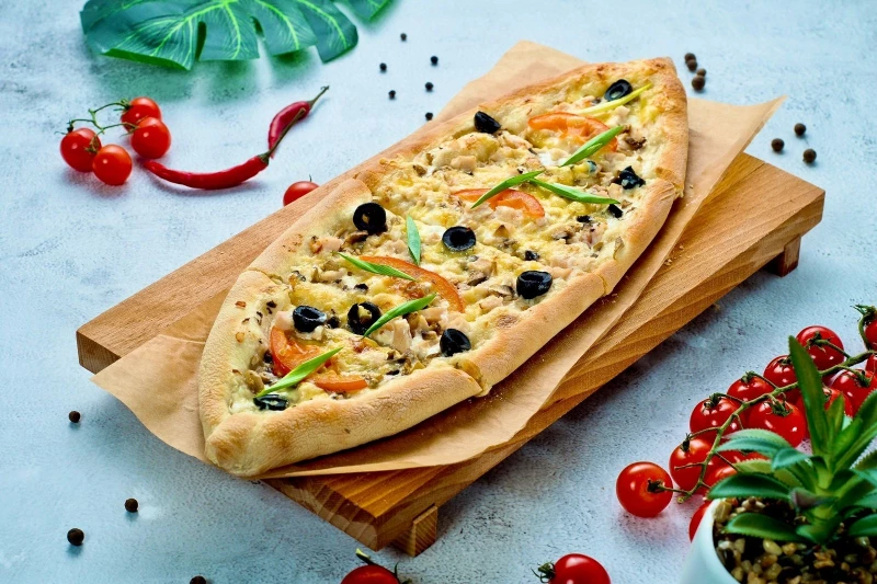 Лодочка с куриной грудкой 