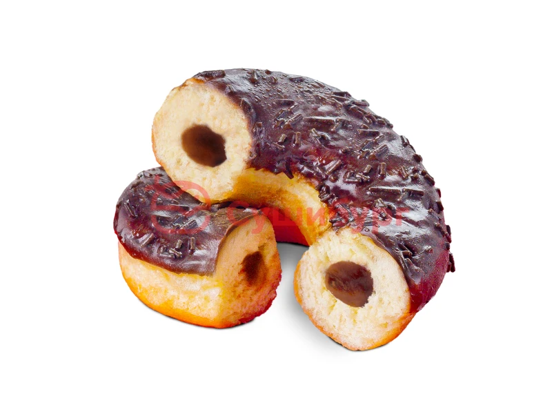 Пончик шоколадный 