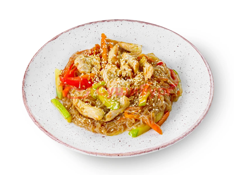 Фунчоза с курицей