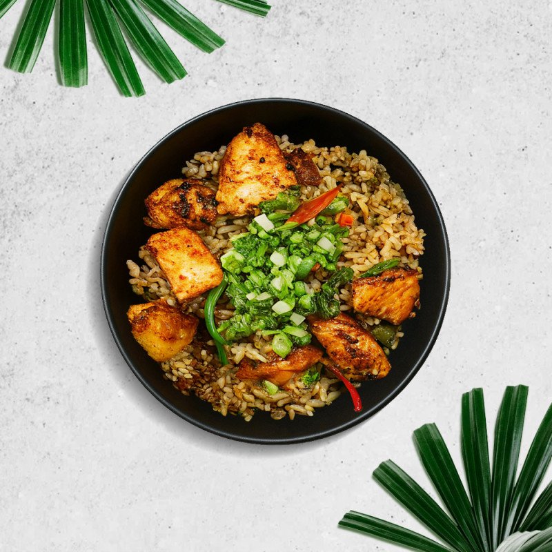 Рис с куриным филе