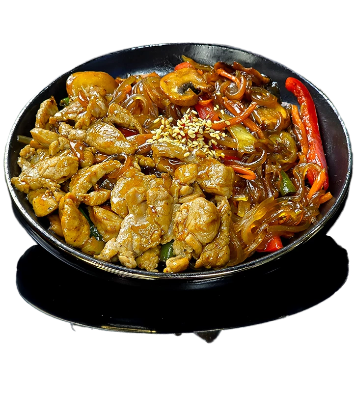 Вок харусаме с курицей