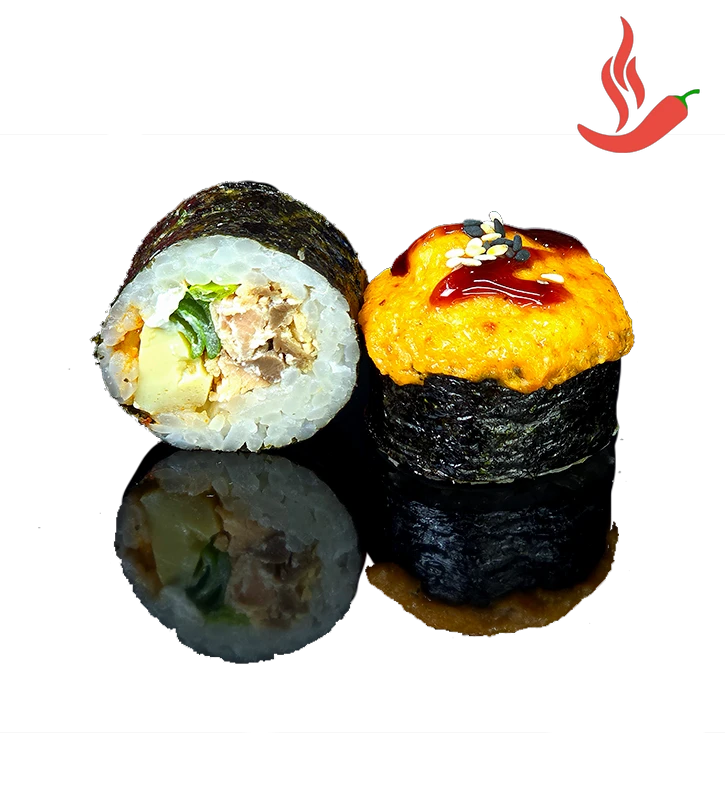 Запеченный ролл "Острый лосось"