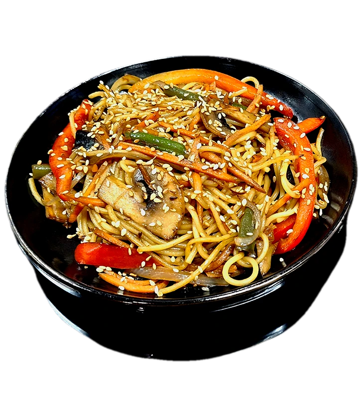 Вок рамен с овощами