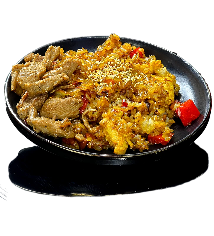 Тяхан с свининой