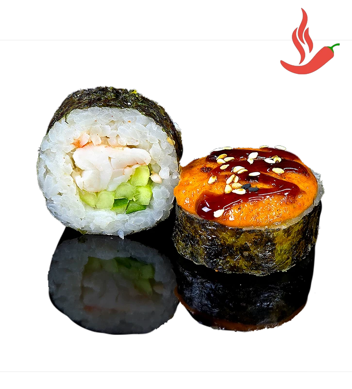 Запеченный футомак с креветкой