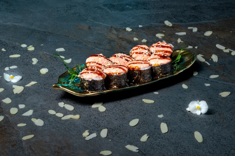 Запеченные роллы 