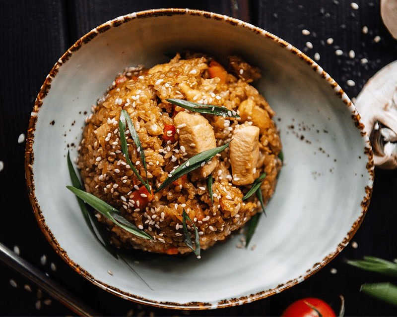 Рис с куриной грудкой*