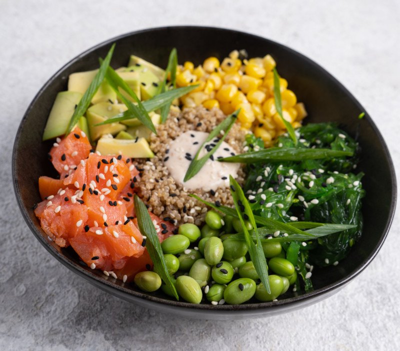 Поке-боул с семгой 300гр*