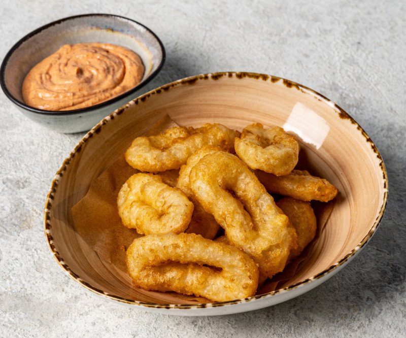 Кольца кальмара в кляре*