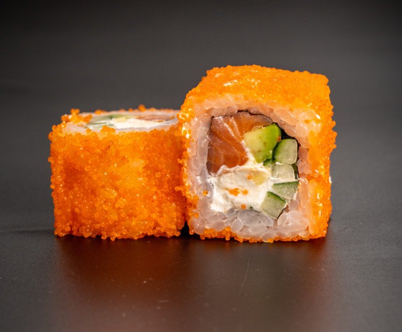 Калифорния с копченым лососем*