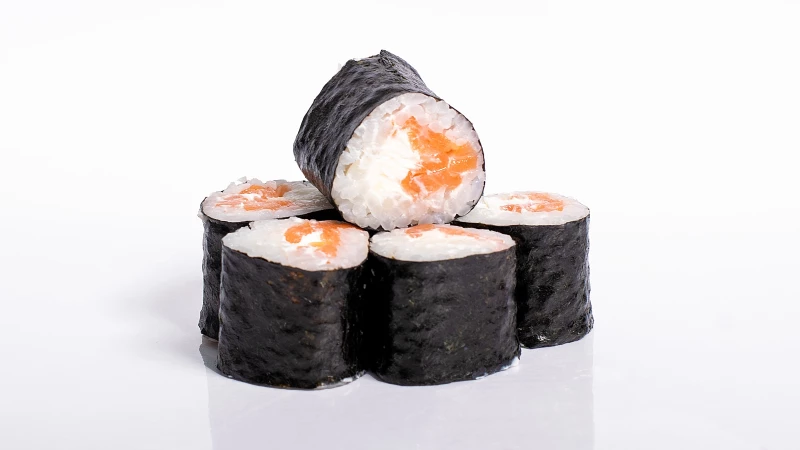 Мини с лососем