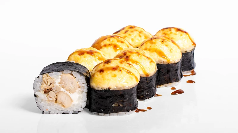 Запеченый с курицей