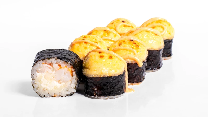 Запеченый с креветкой HOT