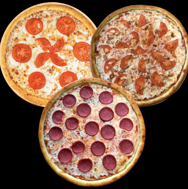 2+1 в подарок пицца Маргарита АКЦИЯ через ПРИЛОЖЕНИЕ