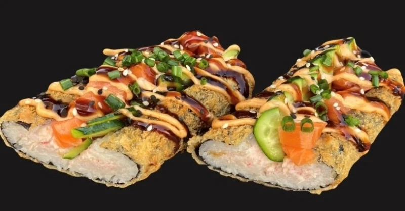 Суши дог с лососем