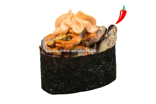 Гункан спайси мидии