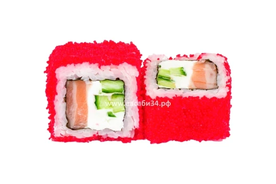 Ролл Калифорния с лососем 
