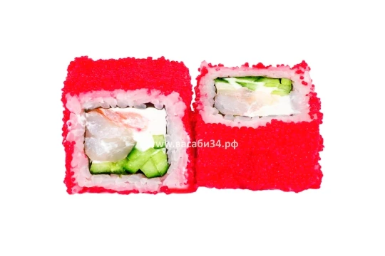 Ролл Калифорния с креветкой 