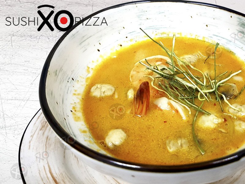 Том ям с креветками