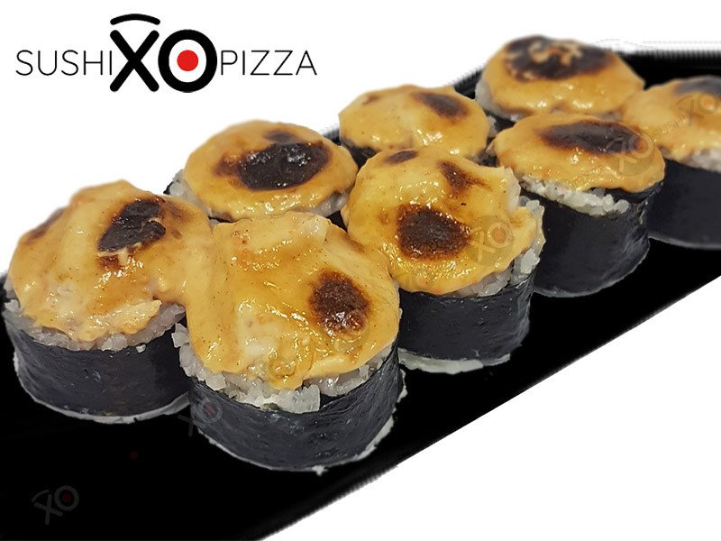 Запеченный с креветкой