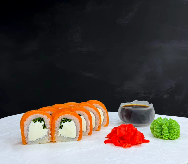 Филадельфия с зеленым луком