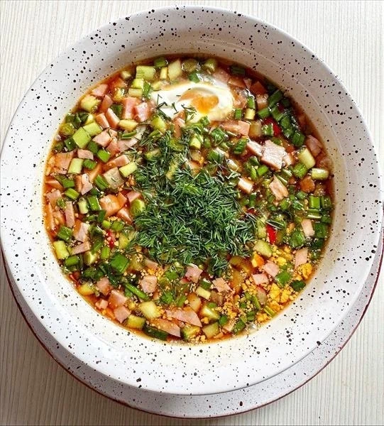 Окрошка на квасе