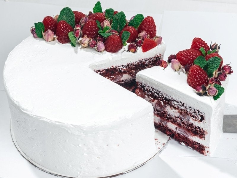 Красный бархат торт