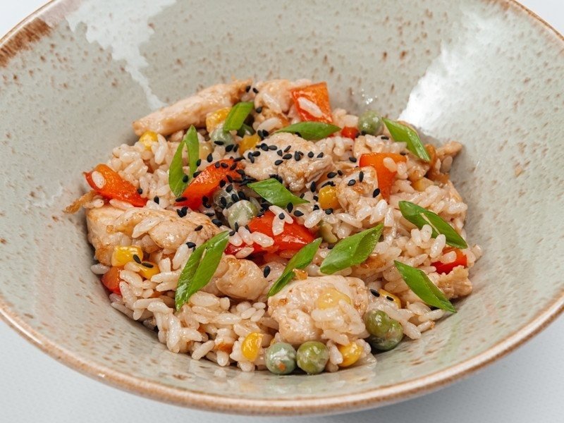 Вок с рисом