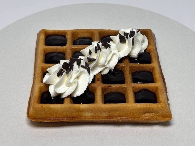 Вафля бельгийская клубника