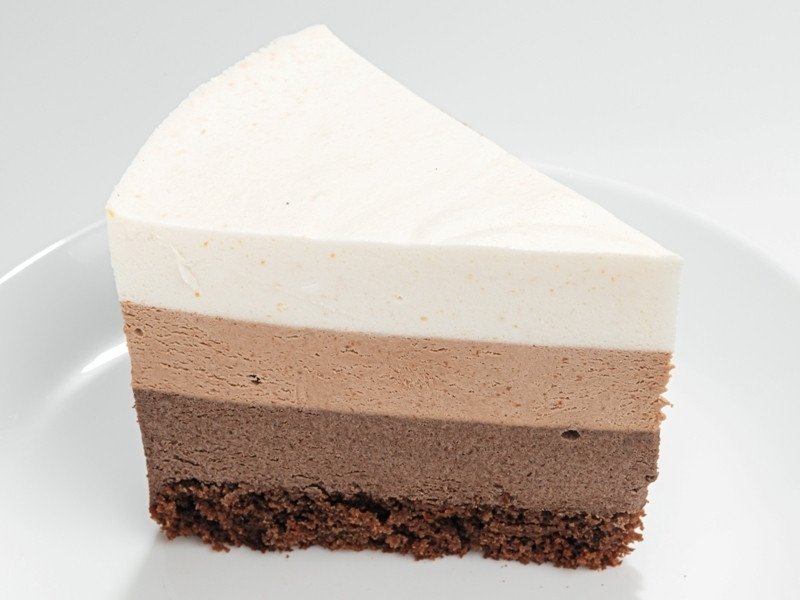 Муссовый торт Три шоколада