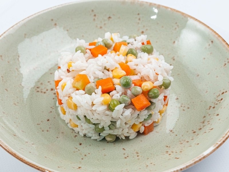 Рис с овощами ланч